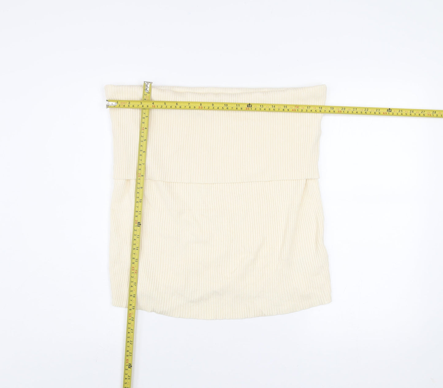 Marks and Spencer Women Beige Size 24 Knit Pencil Skirt