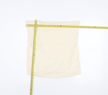 Marks and Spencer Women Beige Size 24 Knit Pencil Skirt