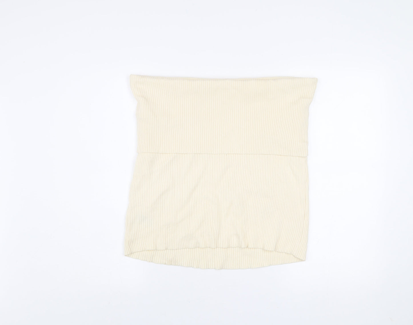 Marks and Spencer Women Beige Size 24 Knit Pencil Skirt