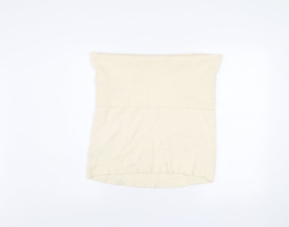 Marks and Spencer Women Beige Size 24 Knit Pencil Skirt