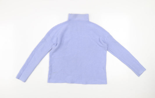 Womens UK Size S French Connection Blue Pullover Jumper