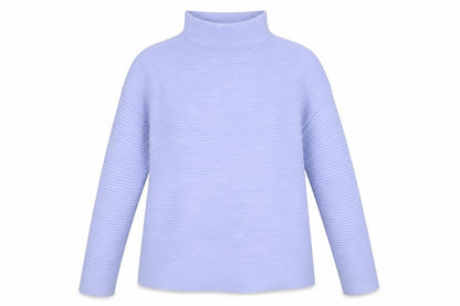 Womens UK Size S French Connection Blue Pullover Jumper