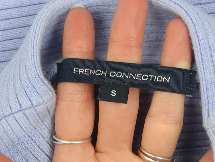 Womens UK Size S French Connection Blue Pullover Jumper