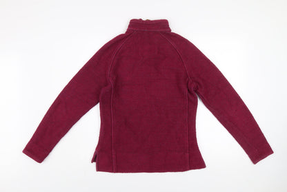 Womens UK Size 10 Weird Fish Red Pullover Sweatshirt