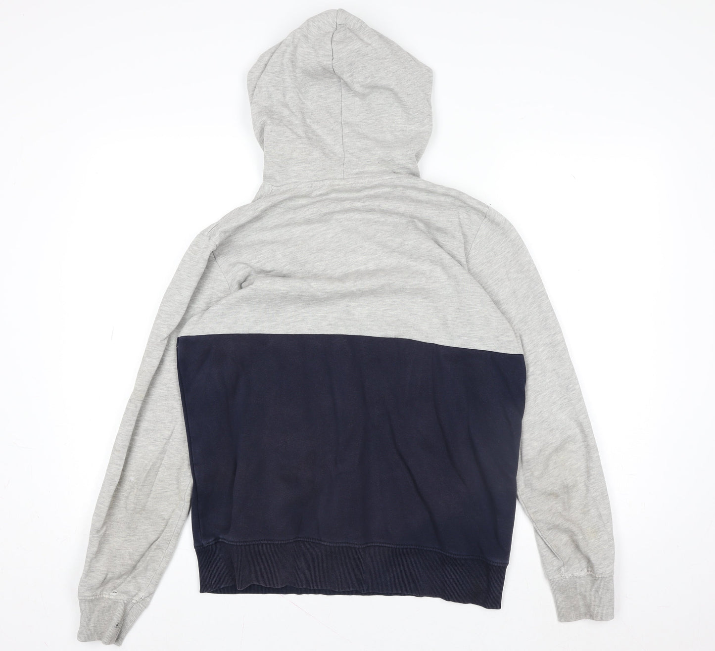 Mens UK Size L JACK & JONES Grey Pullover Hoodie