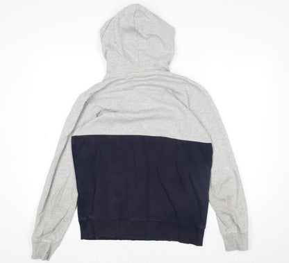 Mens UK Size L JACK & JONES Grey Pullover Hoodie
