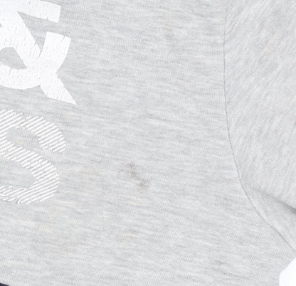 Mens UK Size L JACK & JONES Grey Pullover Hoodie
