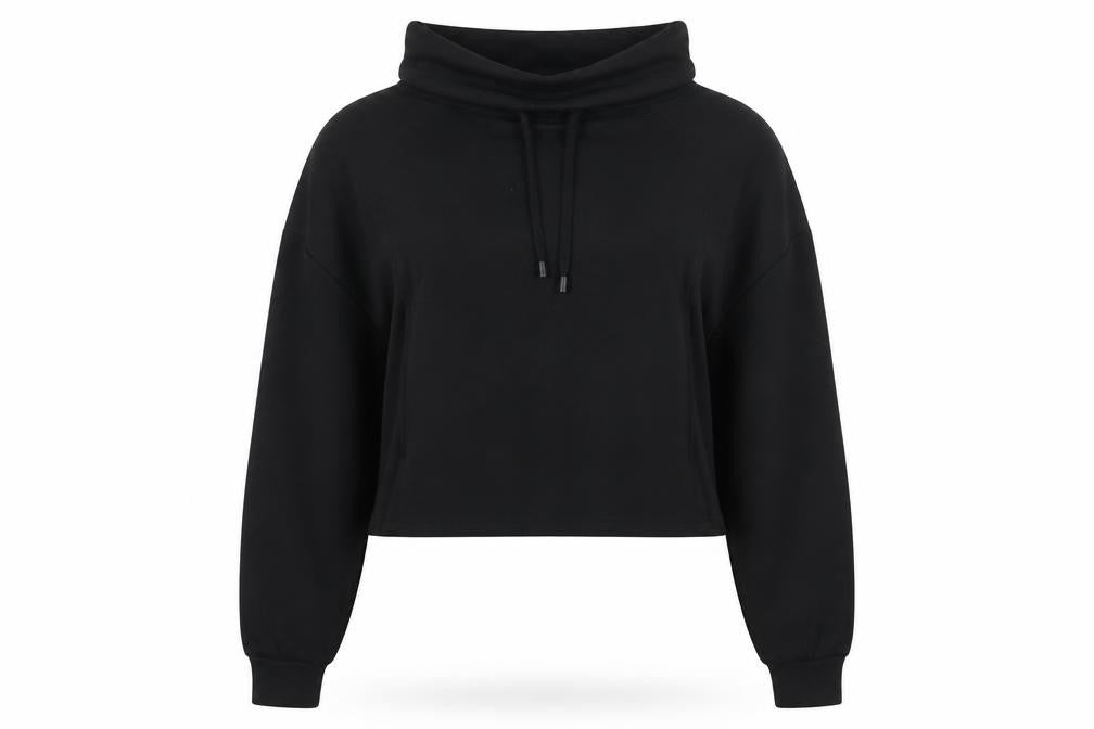 Womens UK Size S F&F Black Pullover Sweatshirt