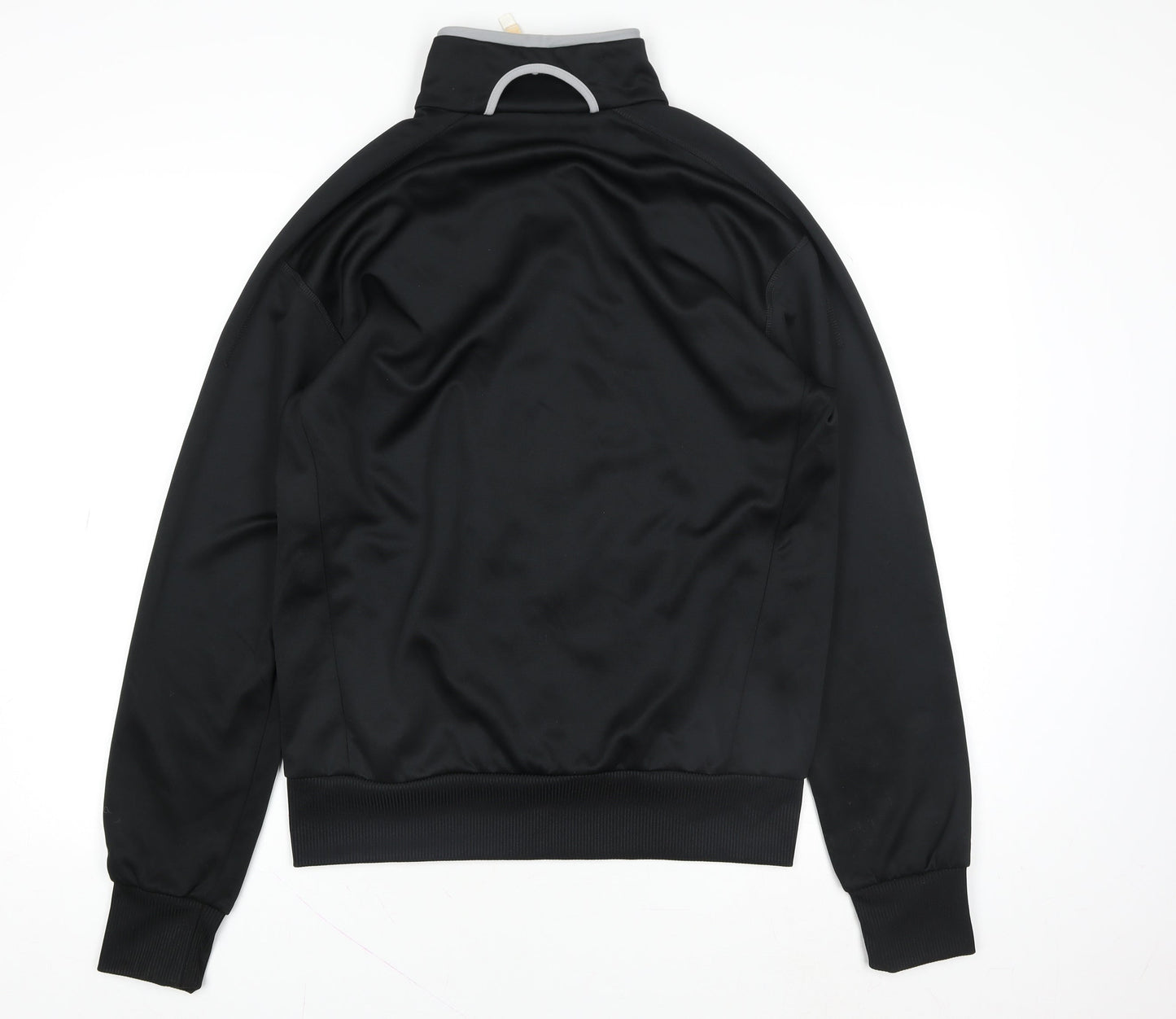 Adidas Mens Black M Track Jacket Full Zip World Tour Logo