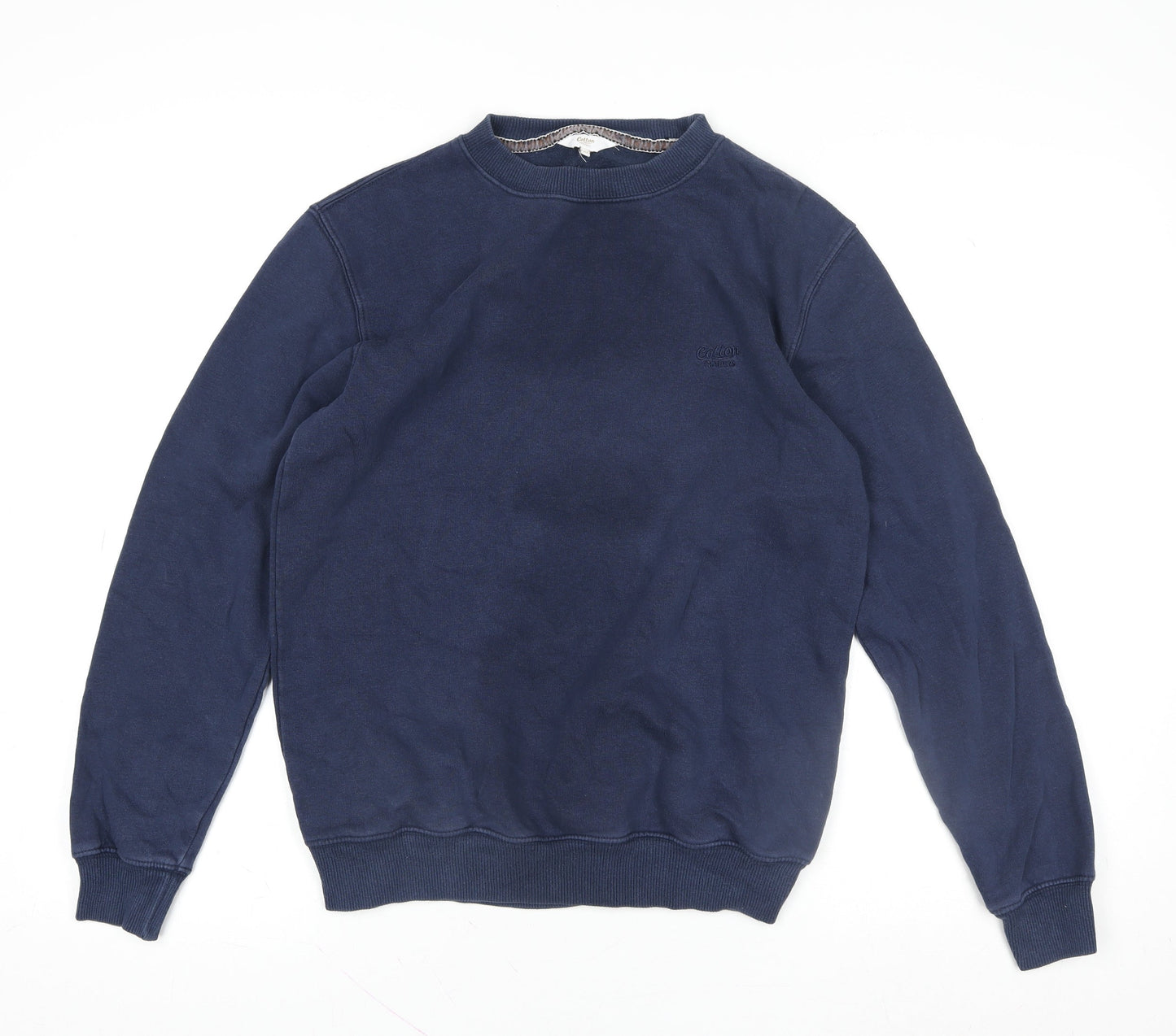 Mens UK Size XS Cotton Traders Blue Pullover Sweatshirt
