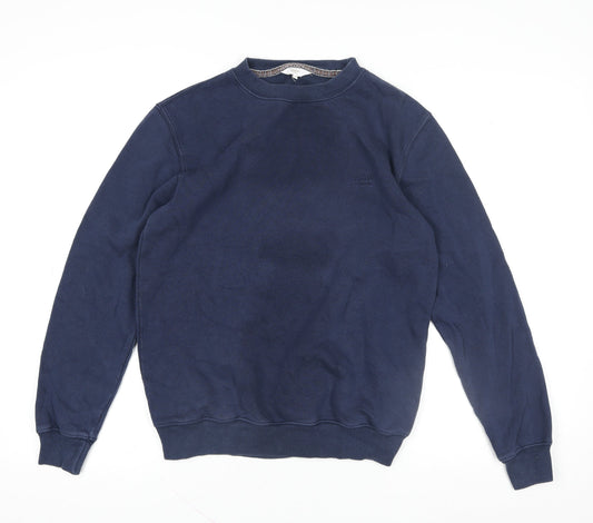 Mens UK Size XS Cotton Traders Blue Pullover Sweatshirt