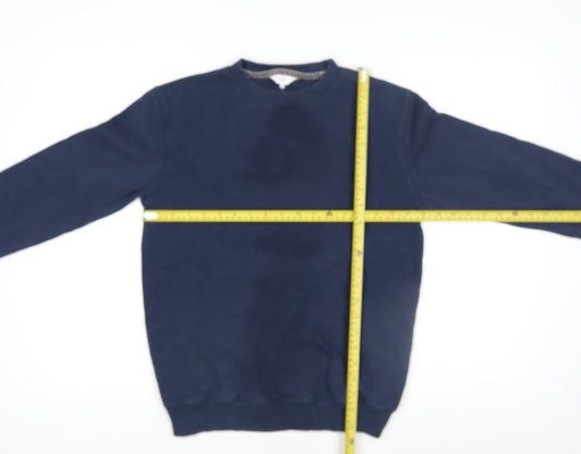 Mens UK Size XS Cotton Traders Blue Pullover Sweatshirt