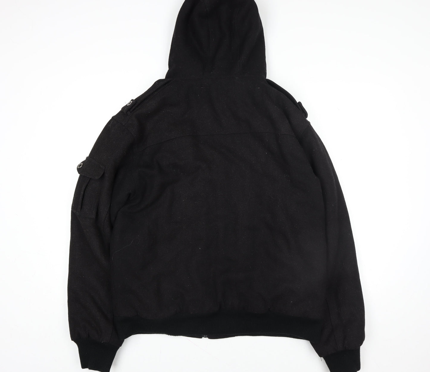 Womens UK Size M Urban Island Black Bomber Jacket