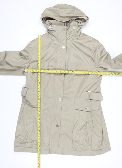 Womens UK Size 12 Klass Collection Beige Rain Coat