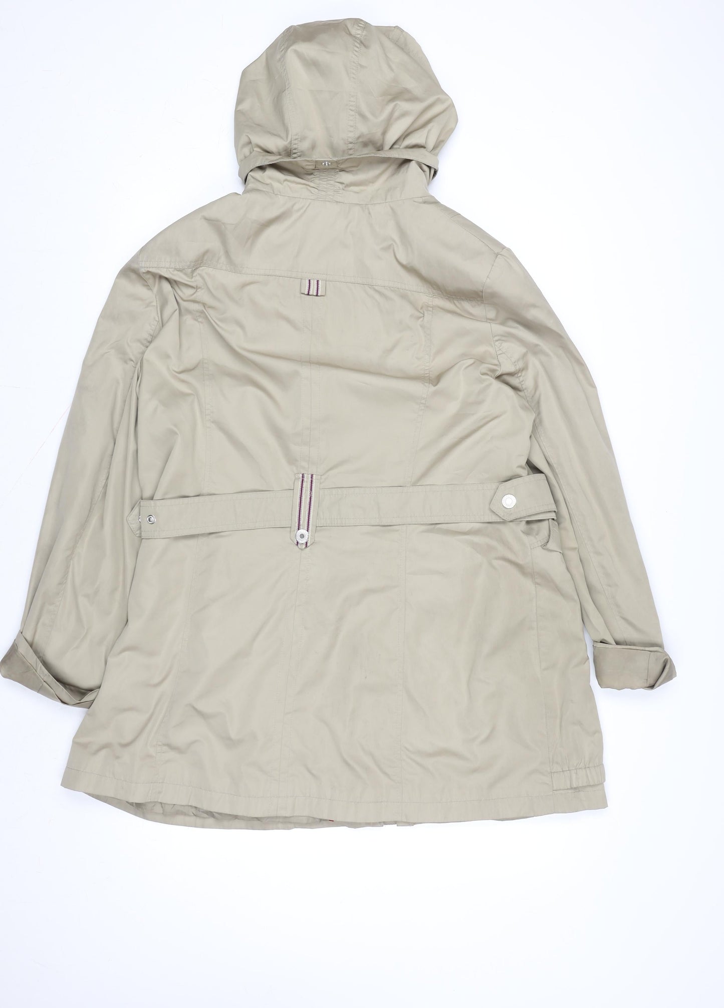 Womens UK Size 12 Klass Collection Beige Rain Coat