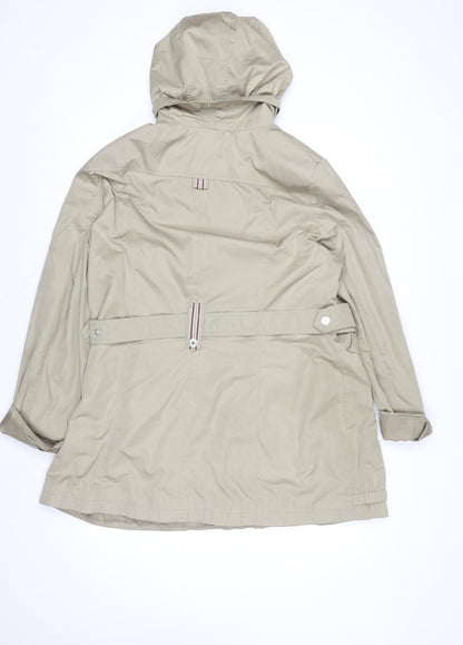 Womens UK Size 12 Klass Collection Beige Rain Coat