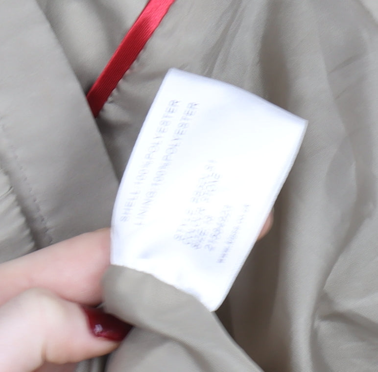 Womens UK Size 12 Klass Collection Beige Rain Coat