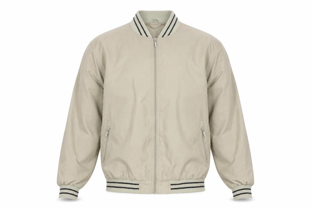 Mens UK Size M Pegasus Beige Bomber Jacket
