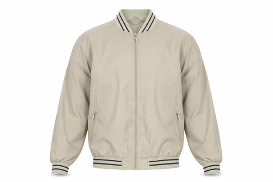 Mens UK Size M Pegasus Beige Bomber Jacket