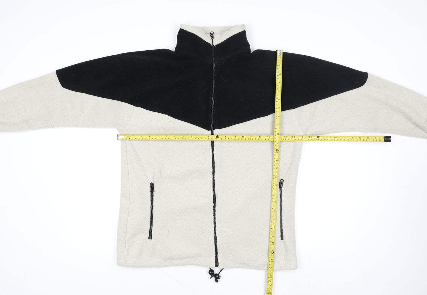 Womens UK Size L PARMOUR Sport Beige Full Zip Sweatshirt
