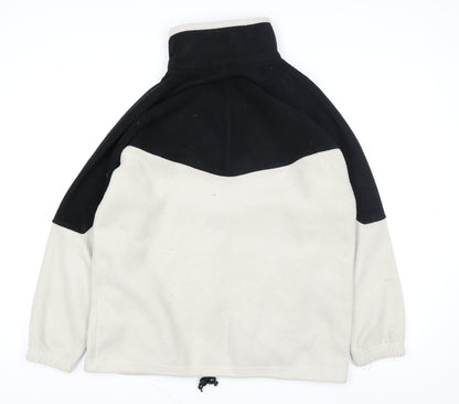 Womens UK Size L PARMOUR Sport Beige Full Zip Sweatshirt