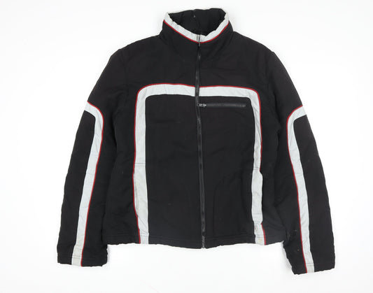 Mens UK Size XL Authentic Style Black Motorcycle Jacket