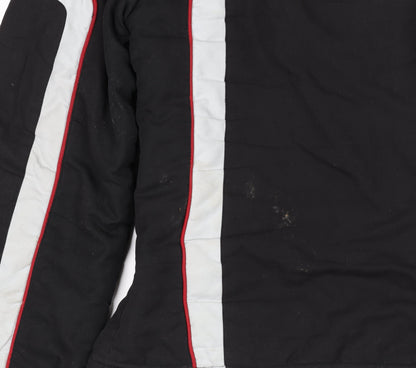 Mens UK Size XL Authentic Style Black Motorcycle Jacket