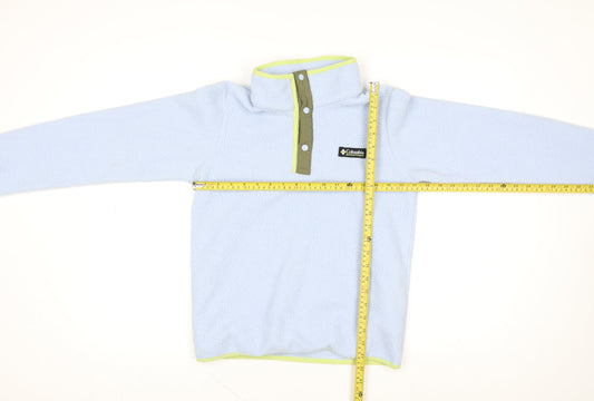 Columbia Women’s Blue Fleece Pullover Sweatshirt L Warm Lined Casual