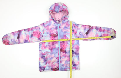 Mountain Warehouse Girls Multicoloured Puffer Jacket 11-12 Years Hooded Water Resistant