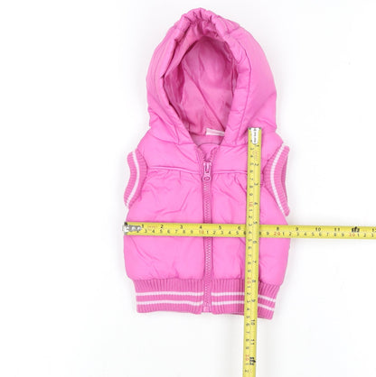 Cherokee Pink Hooded Puffer Jacket 0-3 Months Unisex Baby Winter Outerwear