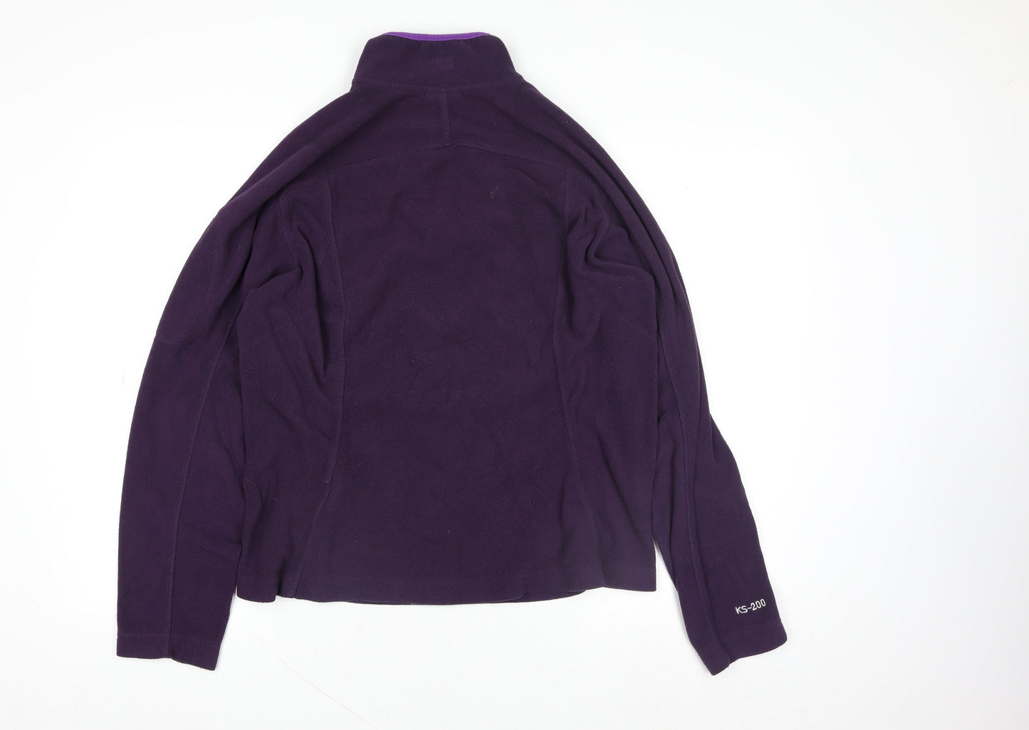 Karrimor Women Purple Fleece 1/4 Zip Pullover Sweatshirt Size 16