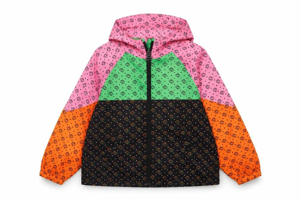 Girls UK Size 7 Years NEXT Multicoloured Windbreaker Coat