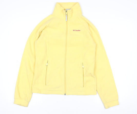 Teens UK Size 14 Columbia Yellow Full Zip Sweatshirt