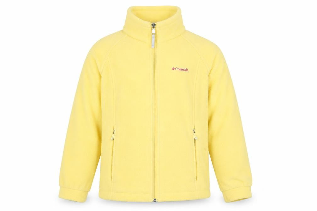 Teens UK Size 14 Columbia Yellow Full Zip Sweatshirt