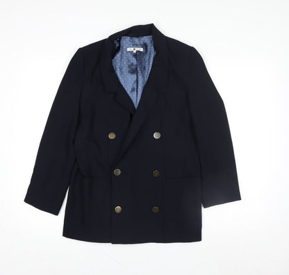 Womens UK Size 6 Marks and Spencer Regular Blue Blazer