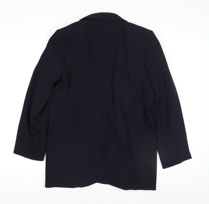 Womens UK Size 6 Marks and Spencer Regular Blue Blazer