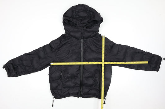 Womens UK Size M 4F Black Puffer Jacket
