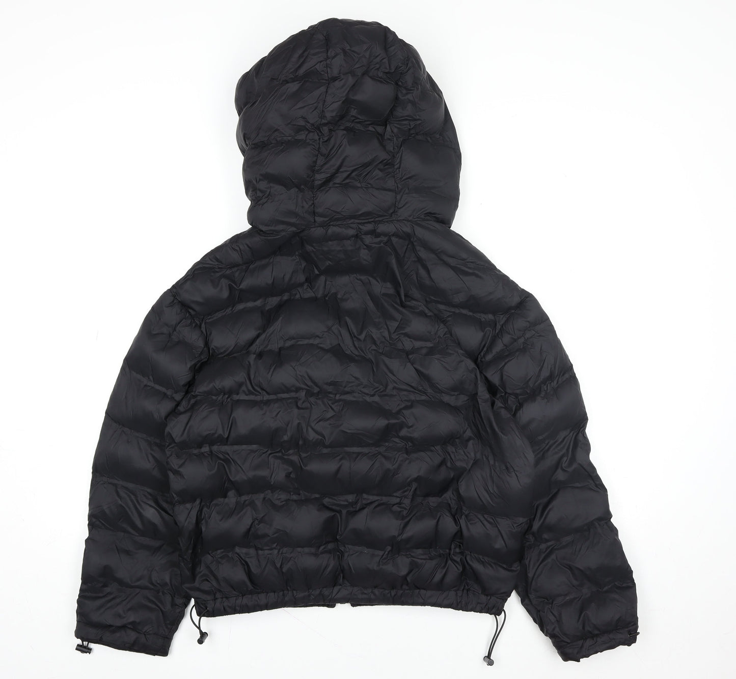 Womens UK Size M 4F Black Puffer Jacket
