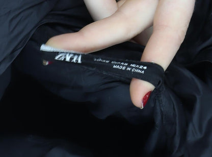 Womens UK Size M 4F Black Puffer Jacket