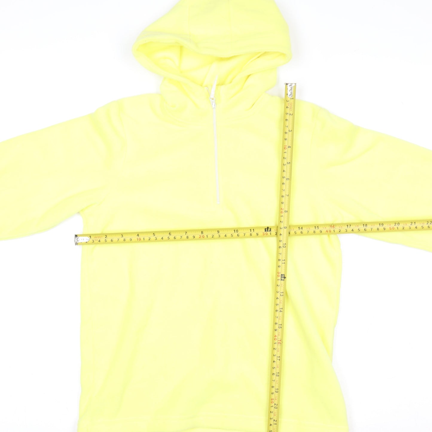 Mountain Warehouse Girls Yellow Fleece Half Zip Hoodie 11-12 Years