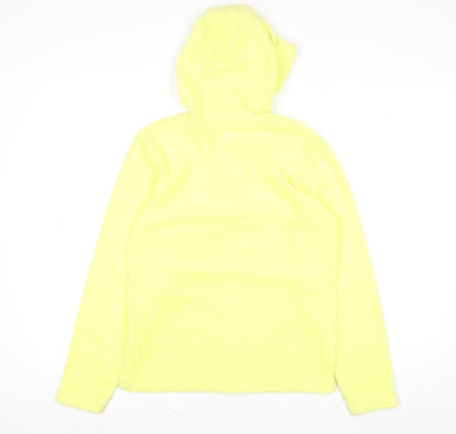 Mountain Warehouse Girls Yellow Fleece Half Zip Hoodie 11-12 Years