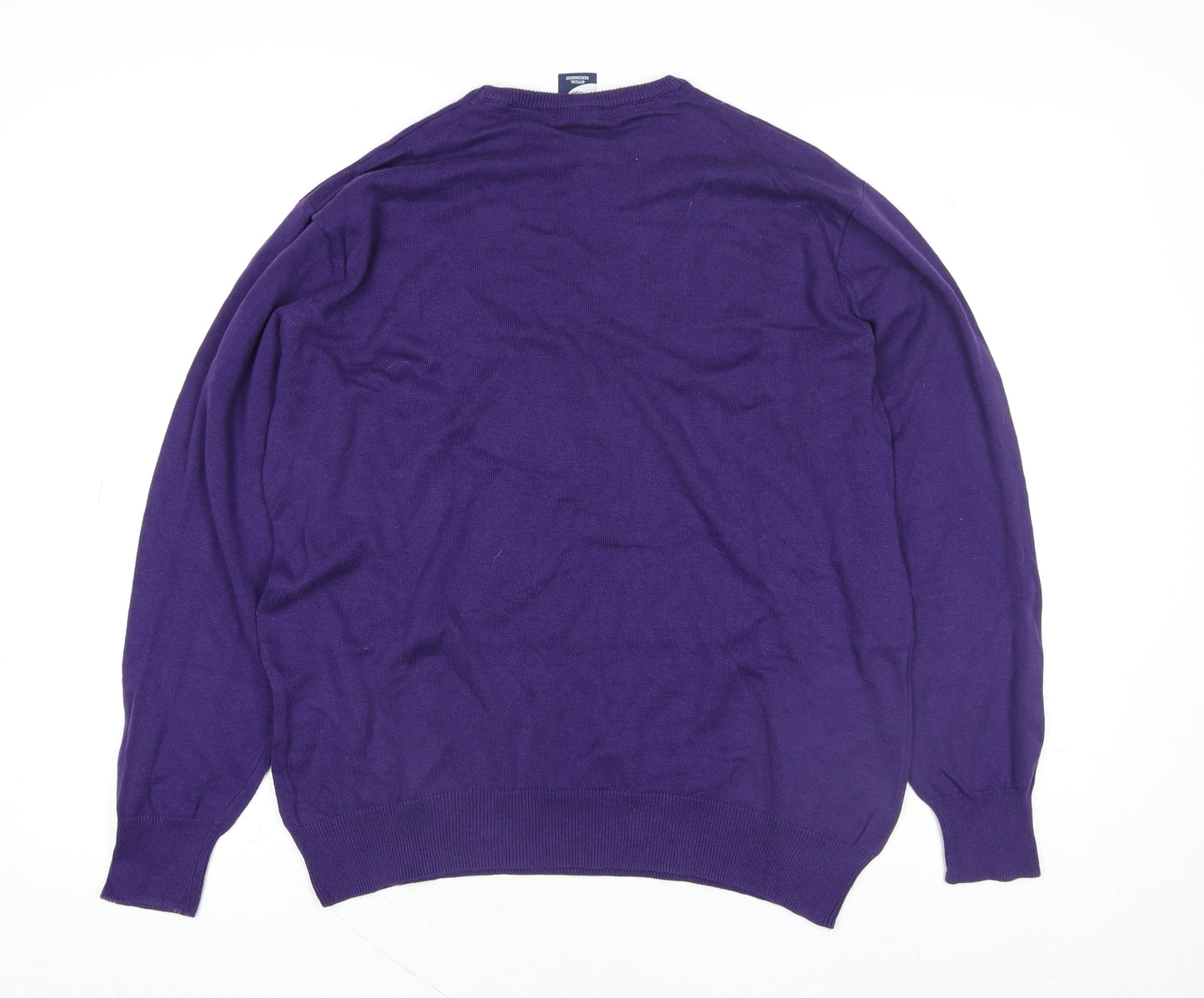Tottenham Hotspur Men’s Purple Cotton Crew Neck Jumper M