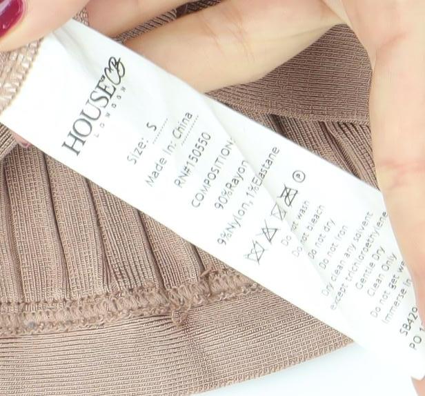 Womens UK Size S HOUSE OF CB Bodycon Dress