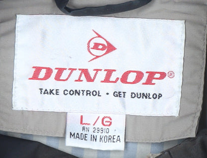 Mens UK Size L Dunlop Beige Windbreaker Coat