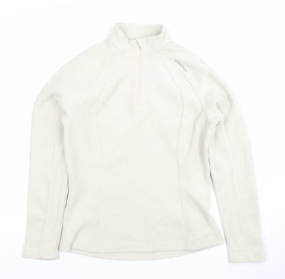 Quechua Women's Beige Fleece Pullover Sweatshirt Size M