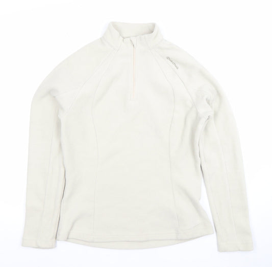 Quechua Women's Beige Fleece Pullover Sweatshirt Size M