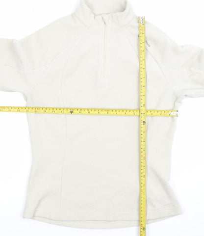 Quechua Women's Beige Fleece Pullover Sweatshirt Size M