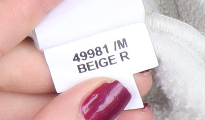 Quechua Women's Beige Fleece Pullover Sweatshirt Size M