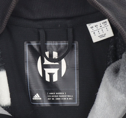 adidas Men’s Black Varsity Jacket S James Harden Basketball Logo