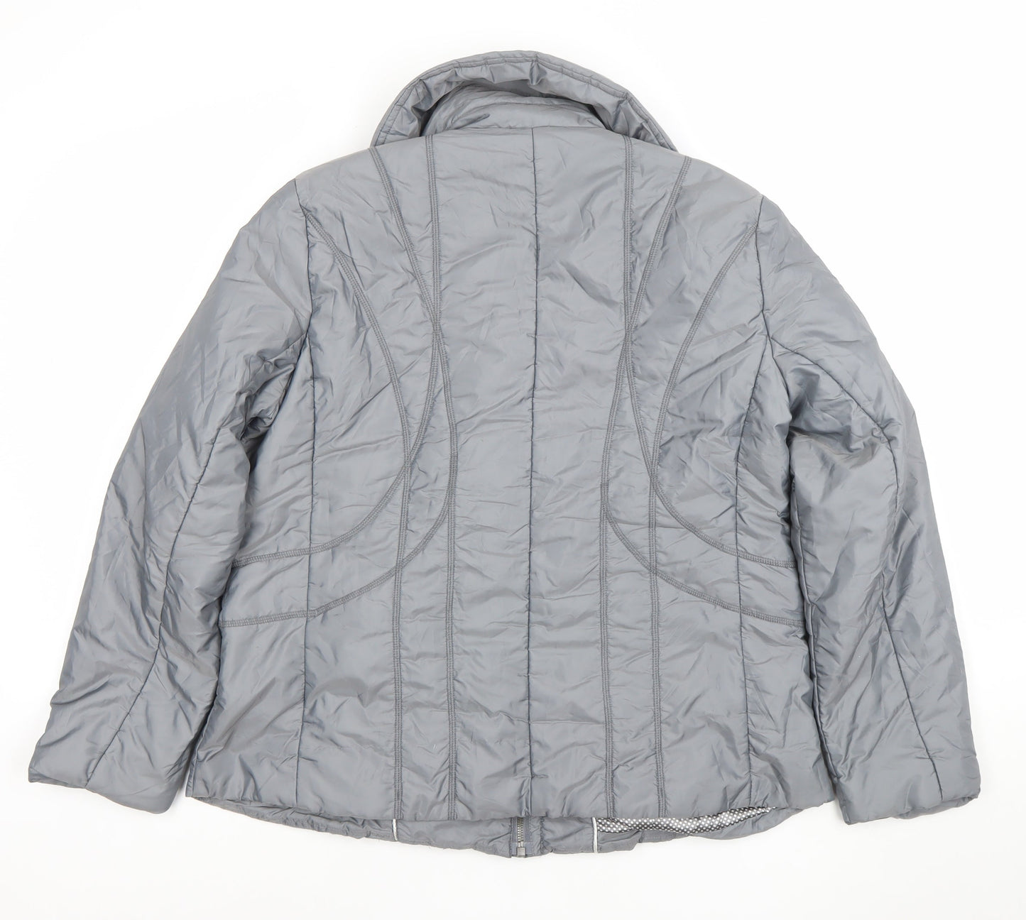 Womens UK Size 10 Marks and Spencer Grey Puffer Jacket